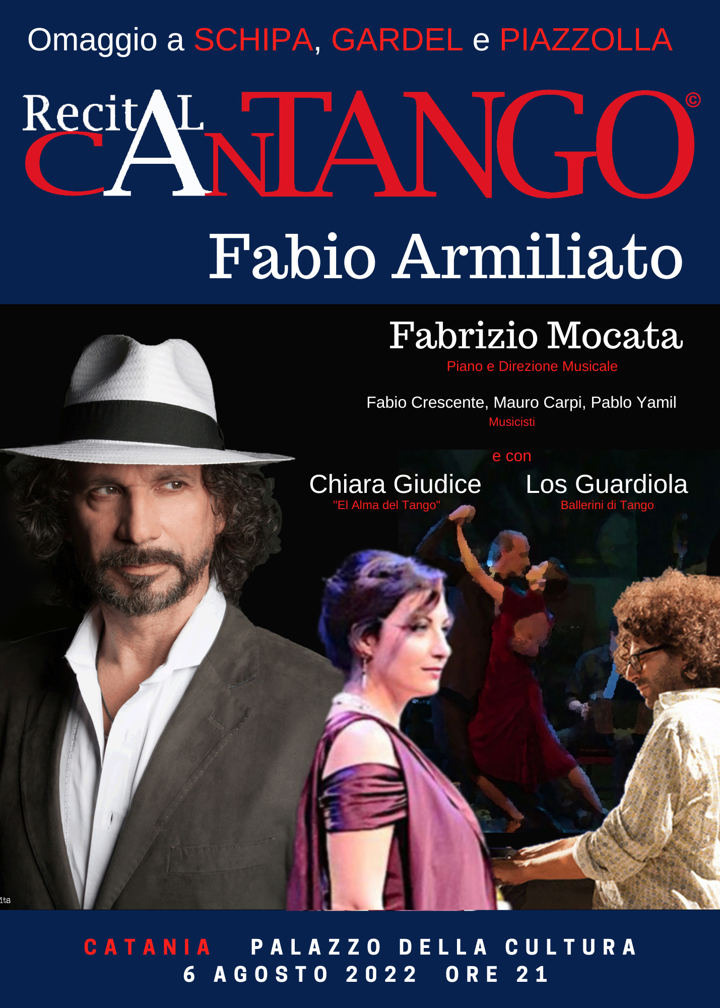 RecitaL CanTANGO di Fabio Armiliato a Catania.