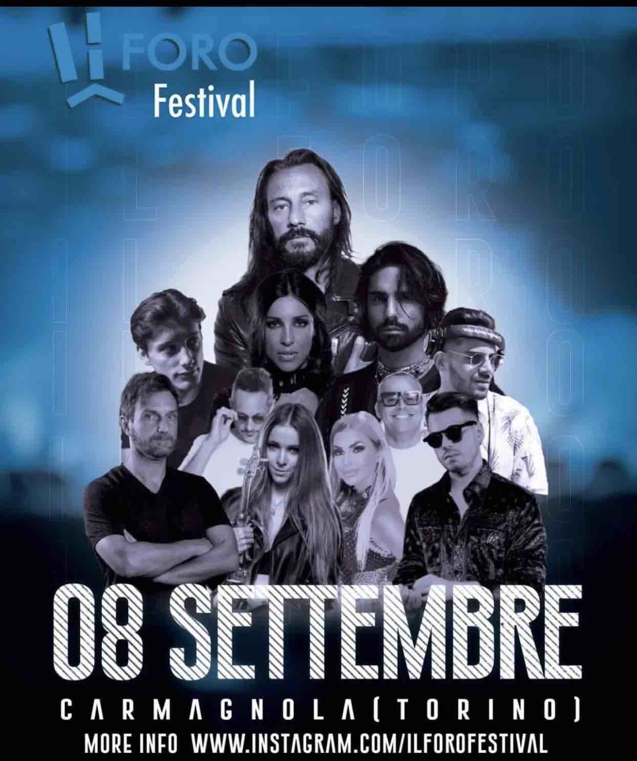   Il Foro Festival - Carmagnola (TO): grande musica fino all’11 settembre 2022.. Con Bob Sinclar, Mario Biondi, Sunshine Gospel Choir, Dagma Night