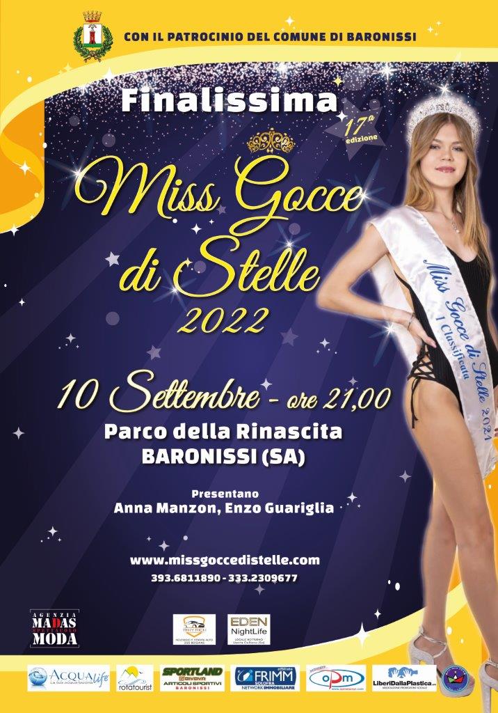 Tutto è pronto per la finalissima nazionale di “Miss Gocce di Stelle”