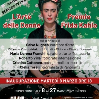 S. Giacobini, M.L. Franchi, S. Nugnes alla Milano Art Gallery per il Premio Frida Kahlo