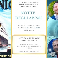 “Notte degli Abissi” serata di beneficenza per il Reparto Oncologico dell'Ospedale di Siena