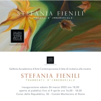 La Galleria Accademica presenta Stefania Fienili. Frammenti d’immemoriale.