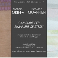 Giorgio Griffa / Riccardo Guarneri. Cambiare per rimanere se stessi