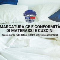 Marcatura CE materassi e cuscini