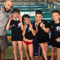 Sette medaglie per la Chimera Nuoto alle finali regionali Propaganda 