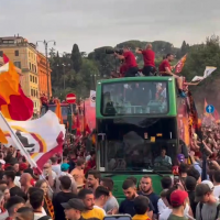 LA GREEN LINE TOURS ENTRA IN CAMPO PER I FESTEGGIAMENTI DELL' AS ROMA