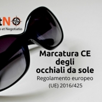 Marcatura CE occhiali da sole