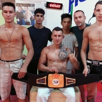 Giorgino Pricop del Team Jakini è campione europeo di kickboxing