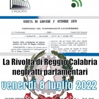 La Rivolta di Reggio Calabria negli atti parlamentari