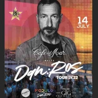 DAN:ROS: il suo Modulo Tour 22 il 14/7 fa muovere a tempo il Café del Mar di Malta