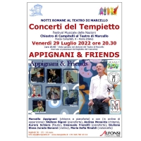 “Appignani & Friends” evento speciale al Chiostro di Campitelli al Teatro di Marcello di Roma