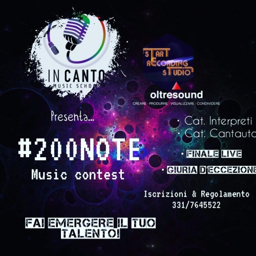 Concorso 200 note musicali in arrivo in Toscana!!!