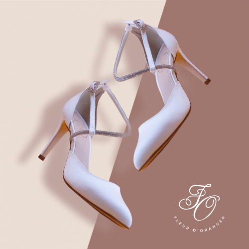 Scarpe Matrimonio Roma Fleur d'Oranger Made in Italy