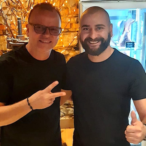  Anche Gigi D'Alessio cena alla Locanda dei Giurati di Como