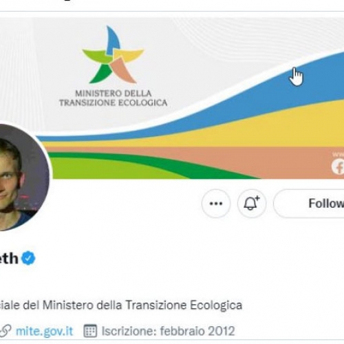 Hacker si intrufola nel profilo Twitter della Transizione ecologica