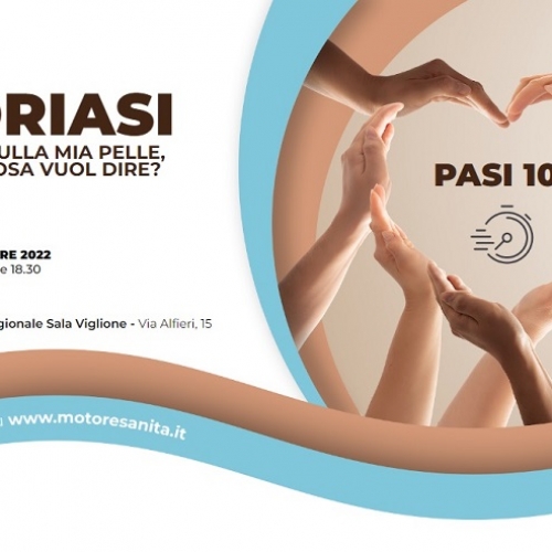 Invito stampa - Psoriasi: io la vivo sulla mia pelle, ma tu sai cosa vuol dire? - Piemonte - Torino, 26 settembre 2022, Ore 15