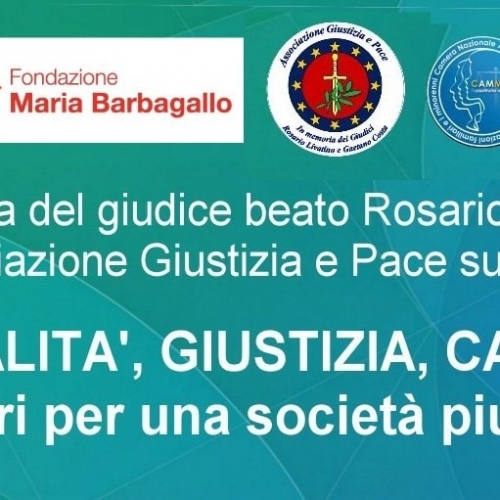 LEGALITÀ, GIUSTIZIA, CARITÀ: A CATANIA LA CONFERENZA PER UNA SOCIETÀ PIÙ UMANA