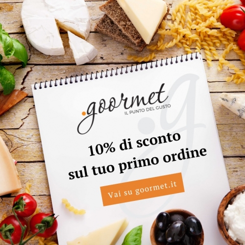 Goormet 10% di sconto sul tuo primo ordine