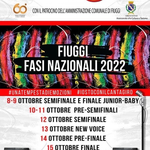 Cantagiro 2022 - 60esima edizione!