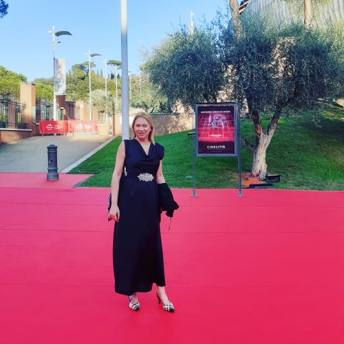 Silvia Busacca alla festa del Cinema di Roma per SHTTL 