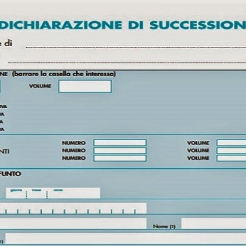 Dichiarazione di Successione: ecco come fare.
