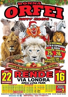 Natale e Capodanno a Rende: grande festa e straordinarie attrazioni con Happy Circus