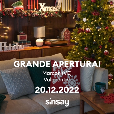 COMUNICATO STAMPA - Grande evento per l’apertura del primo store SiNSAY in Italia