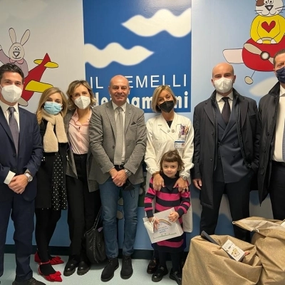 Solidarietà in corsia al Gemelli, iniziativa di Aidr per i bambini del reparto di neuropsichiatria