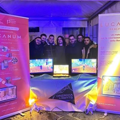 Potenza, successo per il Realverso Lucanum - digital twin in scena in Piazza Duomo