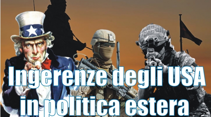 Venerdì 12 settembre la conversazione “Ingerenze degli USA in politica estera” organizzata dal Circolo Culturale “L’Agorà”