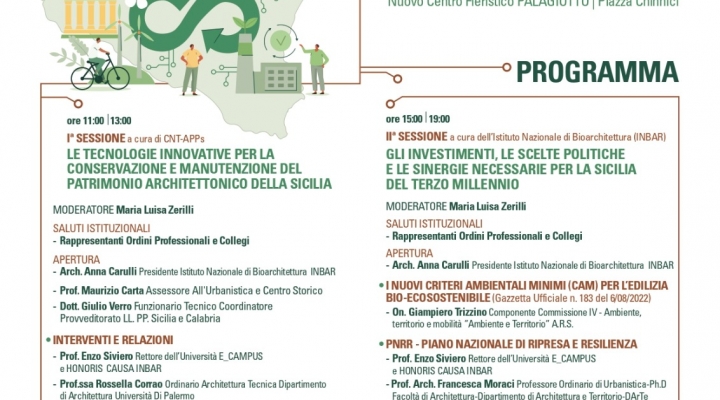 Conservazione e manutenzione del patrimonio architettonico e investimenti per il rilancio della Sicilia, al PalaGiotto un seminario patrocinato dal Collegio dei Geometri di Palermo