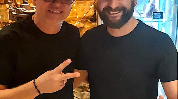  Anche Gigi D'Alessio cena alla Locanda dei Giurati di Como