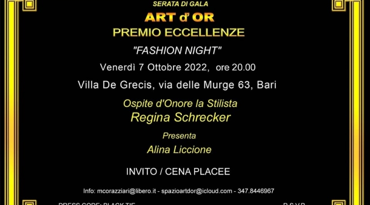 PREMIO ECCELLENZE di SPAZIO ART d'OR A BARI