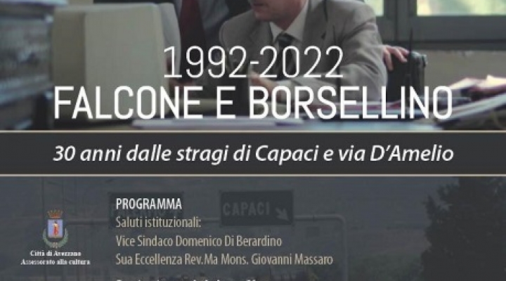 Ad Avezzano docufilm e dibattito per omaggiare i giudici Falcone e Borsellino