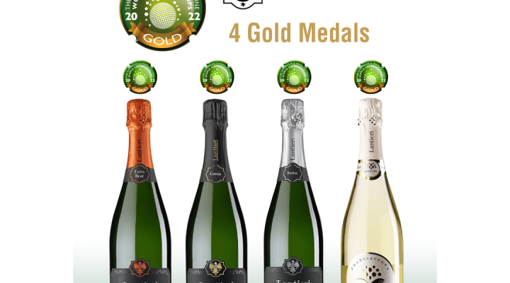 Cantina Lantieri: 4 medaglie d’oro e 3 d’argento al prestigioso The Champagne & Sparkling Wine World Championship 2022