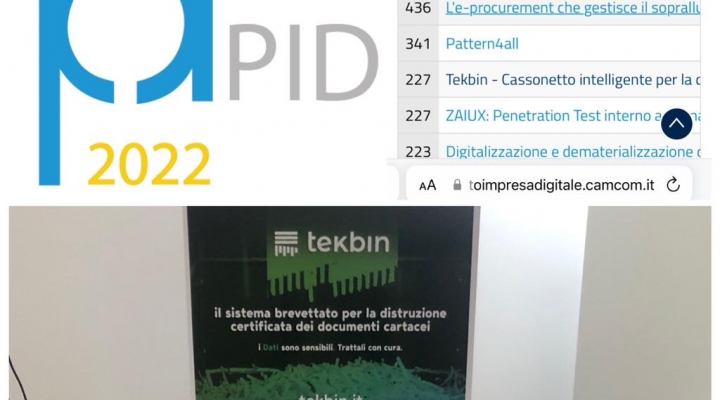 Tekbin, conosciamo da vicino il progetto lucano finalista del Top of the PID 2022