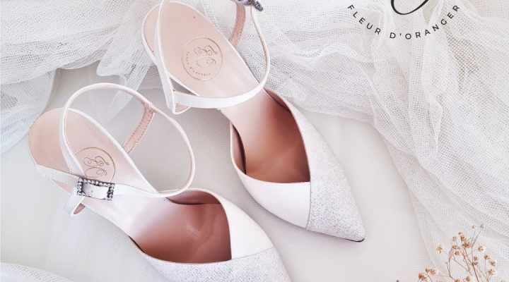 Acquista online le tue Scarpe da Sposa Fleur d'Oranger Made in Italy