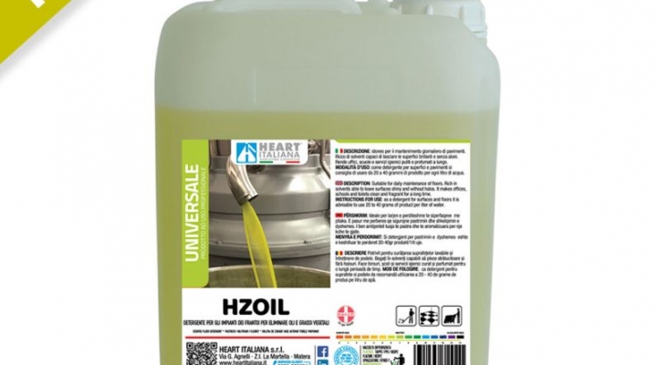 HZOIL lo sgrassatore efficace contro grasso, olii e morchie nei frantoi oleari