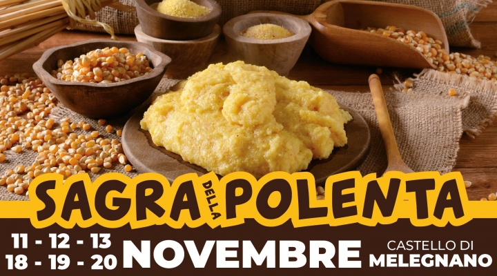 La Sagra della Polenta approda in una nuova incantevole ambientazione: dopo due anni di fermo, si replica al Castello Mediceo di Melegnano (Milano)