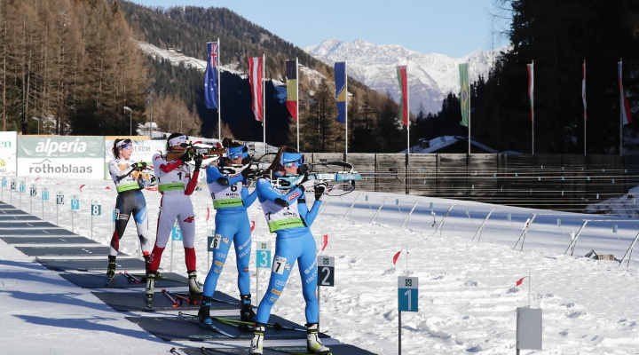 LA NEVE IMBIANCA IL CENTRO BIATHLON. LA VAL MARTELLO HA NEL MIRINO LA IBU JUNIOR CUP