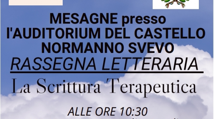 Novembre in Lettura a Mesagne LA SCRITTURA TERAPEUTICA 