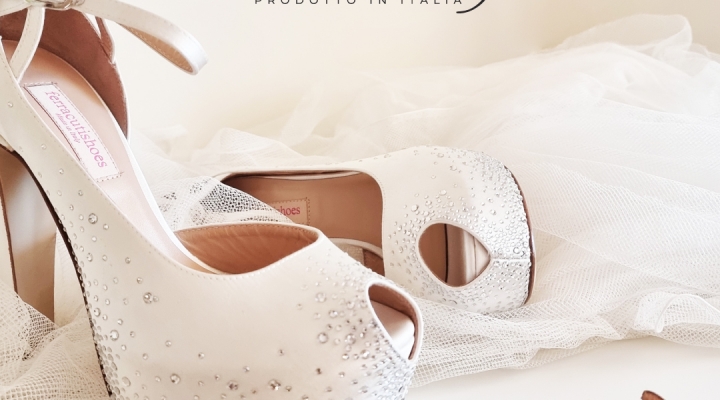 Scarpe Sposa Swarovski Fleur D'Oranger creazioni artigianali