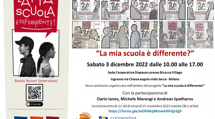 “LA MIA SCUOLA E' DIFFERENTE?”  Ce lo chiediamo dopo 3 anni caratterizzati da emergenze sanitarie, crisi socioeconomiche e conflitti geopolitici