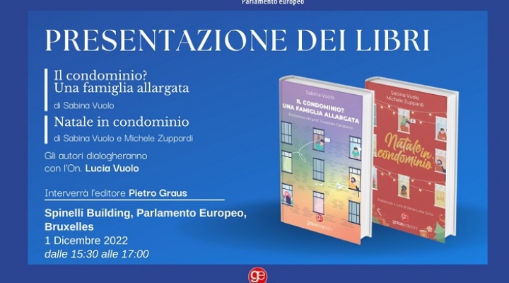 Graus Edizioni a Bruxelles: i libri di Sabina Vuolo e Michele Zuppardi