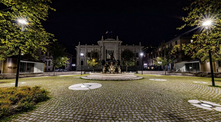 A Bergamo Telmotor nobilita la grande bellezza di piazza Dante