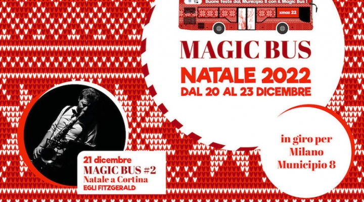 “Buone feste da tutte le latitudini” con il Magic Bus di Musicamorfosi: 4 giorni di concerti dal 20 al 23 dicembre per le vie del Municipio 8 con Extraliscio, Bandakadabra, Simcha Ben ed Egli Fitzgerald