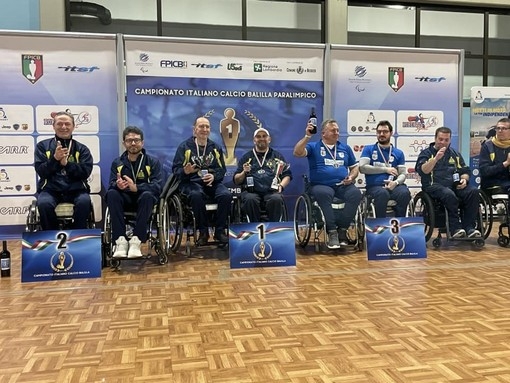 A Besozzo assegnati i titoli italiani di calcio balilla paralimpico. Doppietta per la Polha Varese