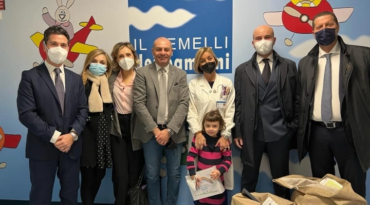 Solidarietà in corsia al Gemelli, iniziativa di Aidr per i bambini del reparto di neuropsichiatria