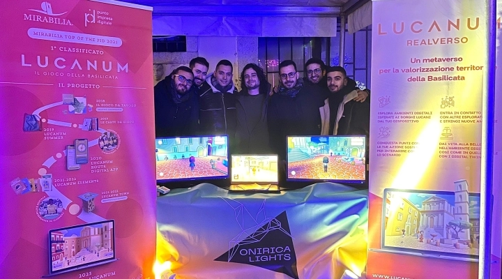 Potenza, successo per il Realverso Lucanum - digital twin in scena in Piazza Duomo