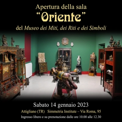 Apertura Sala Tradizioni Orientali – INGRESSO LIBERO al Museo dei Miti e dei Riti